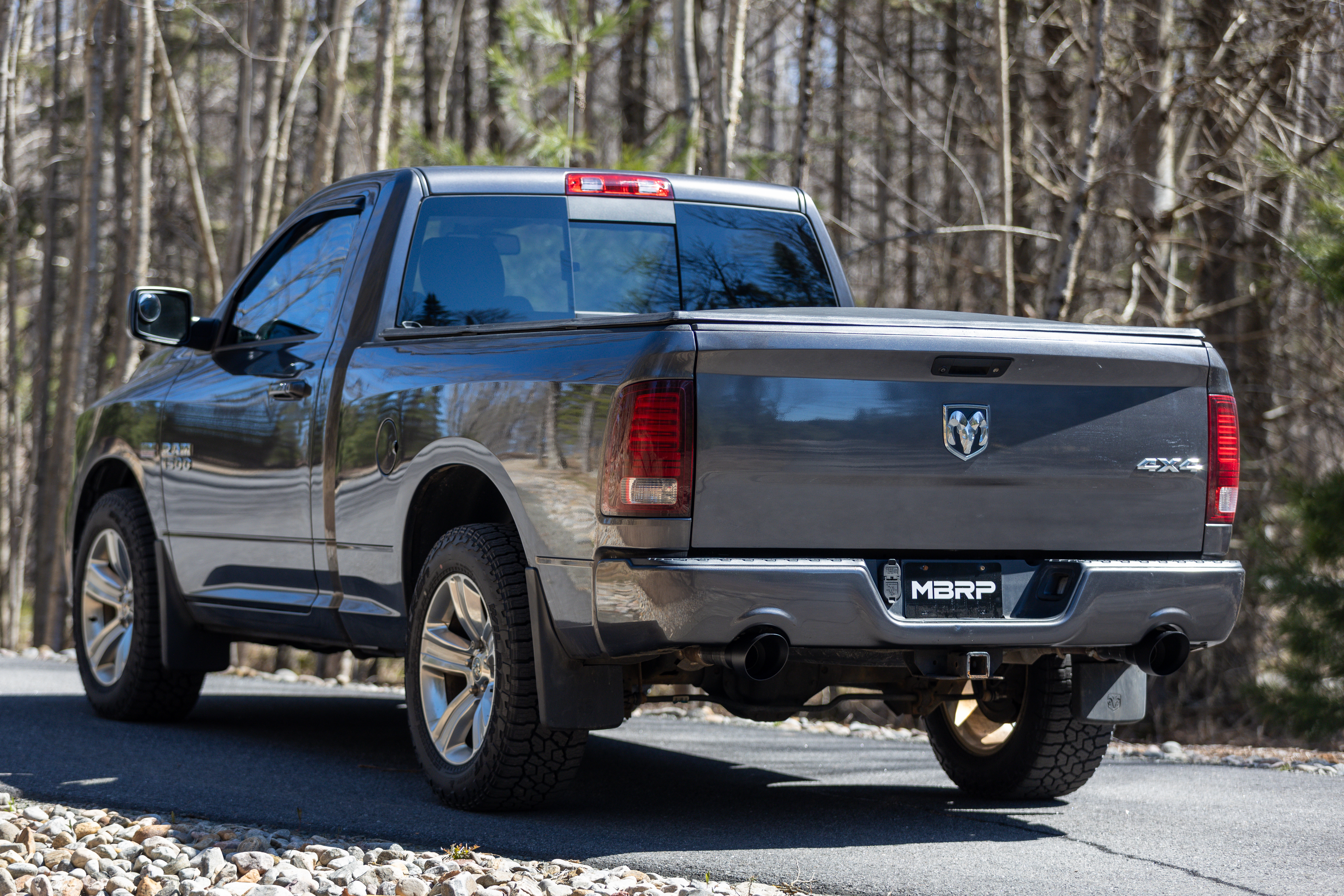 MBRP Exhaust 5in. OD Dual Wall Angle Cut Black Exhaust Tips, Sold In Pairs.